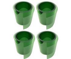 EXCOLO 40 Meter in 4 Rollen je 10 Meter Schneckenzaun Schneckenschutz Schneckensperre Abwehr Schnecken Stopp