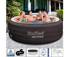 Bestway LAY-Z-SPA Limited Ø 196cm mit Filterpumpe - Whirlpool beheizter Pool Outdoor