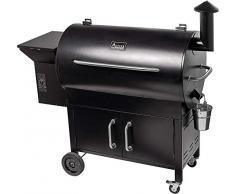 ACTIVA Grill Pelletsmoker EL Salvador XXL Grillwagen Pellet Smoker BBQ Barbeque Räuchern Smoken Räucherofen, Pellet-Smoker, inkl. 10 KG Pellets