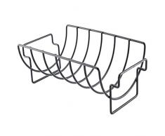 Sarplle Bratenkorb und Spareribs-Halter 11,5 x 35 x 19,5 cm Edelstahl Braten- und Rippchenhalter für Hähnchen oder Spare Ribs