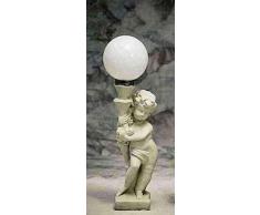 pompidu-living Leuchte, Stein, Parkleuchte Putto Kugel 4006 Farbe Sandstein