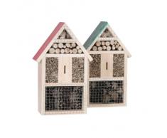 Xclou 393300 Insektenhotel, farbig sortiert, rot / grün