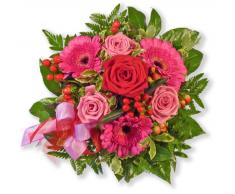 Blumenstrauß Blumenversand Herzensgrüße +Gratis Grußkarte+Wunschtermin+Frischhaltemittel+Geschenkverpackung