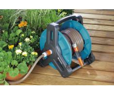 GARDENA Classic Schlauchtrommel 50: Wasserschlauchtrommel für Gartenschlauch max. 50 m (13 mm Schlauch), kompakte Bauweise, mit Nachtropfstopp, Schlauchanschluss abgewinkelt (8007-20)