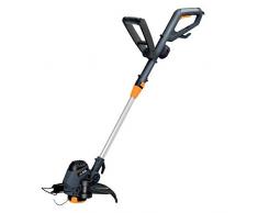 BlueRidge BR8103 600w 32cm Rasentrimmer, 32cm Schnittbreite, 2x5m Helix Schnittlinie inklusive, Teleskop Alaun. Welle, Kantenfunktion, Schwenkkopf