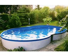 MYPOOL Set (7-tlg.): Achtformpool »Standard« inkl. Sandfilteranlage (in 5 Größen) 250 cm x 110 cm x 432 cm