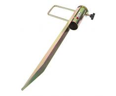 Moritz Sonnenschirmhalter Sonnenschirm-Dorn 45cm Bodenhülse sehr stabil verzinkt Ø 35mm