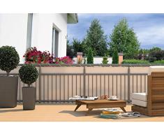 empasa Balkon Sichtschutz Windschutz Balkonverkleidung Balkonschutz Verkleidung Blende