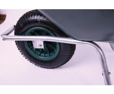 Schubkarre 85 ltr. 250kg, PVC, grün (Gartenkarre Bauschubkarre Baukarre)