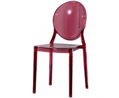 Nordic Schmiedeeisen Mode Barhocker Stuhl minimalistischen Stil Barhocker Transparent PC Kunststoff (Sitzhöhe 46 cm)