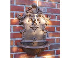 DR-528 BRUNNEN WANDBRUNNEN Klassik ANTIK GRÜNDERZEIT Stil GUSSEISEN GARTENDEKO NEU