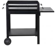 Tepro Chill&Grill Holzkohlengrill Zusammenbau OHNE Schrauben Lambada, Schwarz