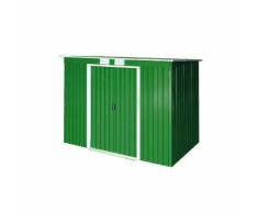 Tepro Metallgerätehaus PD, 8 x 4 mit Pultdach, Grün