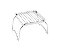 Wankd Campinggrill/Klappgrill,Holzkohlegrill tragbarer Klappgrill Faltgrill Camping-Grill Garten Party BBQ Edelstahl Grill (C-27.5 * 23.5 * 13)