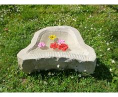 Vogeltränke aus Sandstein Nr. 6 | Vogelbad aus Naturstein | Unikat | Handarbeit !