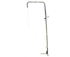 AKTIONA Edelstahlrohr Schwenkgrill Grillgalgen Gartengrill Grill Grillrost Schwenker Grillarm Dreibein BBQ