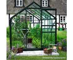 Juliana Halls Popular grün 106 Gewächshaus mit 3 mm Blankglas - 6,2 qm