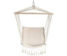 habeig Hängesessel gepolsterte Hängeschaukel bis 150 kg Hängestuhl