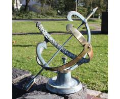 Unbekannt Bronzeskulptur kleine Sonnenuhr Dekoration für ihren Garten