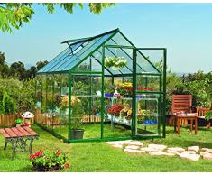 Palram HYBRID 6X10 Bundle Grün Gewächshaus, 306x185x208 cm