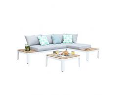 HTI-Line Terrassenmöbel Valencia Gartenmöbel Loungegarnitur