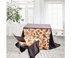 TYTZSM TZSMZDZ Schreibtisch Esstische japanische Heizung Tabelle Büro Warm Tabellen-Computer-Tabelle Heiztisch Gelb Leopard Farbe Anzug (Farbe : One Color)