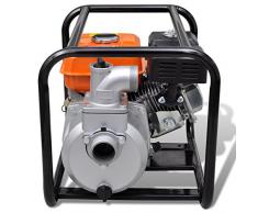 vidaXL Benzin Wasserpumpe 5,5PS 50mm Motorpumpe Gartenpumpe Kreiselpumpe
