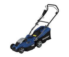 HYUNDAI Elektro-Rasenmäher LM3601E (1600W, Schnittbreite 36 cm, 45L Fangkorb, 5-fache Höhenverstellung 20-70 mm, Elektro-Mäher)