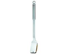Rösle BBQ Reinigungsbürste, Edelstahl 18/10, Messing, austauschbare Bürsten, Verwendbar für jede Art von Grillrost, Spülmaschinengeeignet, Länge 46,5 cm