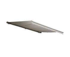 Mendler Elektrische Kassetten-Markise T123, Vollkassette Volant 4,5x3m ~ Acryl Creme