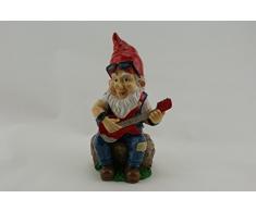 be4To® ROCKER-ZWERG-GARTENZWERG MIT GITARRE-MUSIKZWERG-GITARRENZWERG