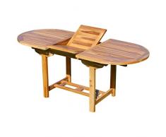 ASS echt Teak Holz Ausziehtisch 140-180 x 80 cm Holztisch Gartentisch Tisch ausziehbar SUMMER-2020