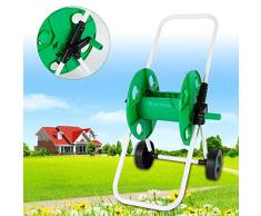 Generic Savada 50m Schlauchwagen, Fahrbare Schlauchtrommel Schlauchabroller Gartenschlauchwagen für Garten & Balkon
