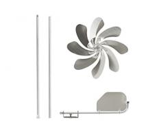 steel4you A1005 Windrad Windmühle Speedy28 Plus aus Edelstahl (28cm Rotor-Durchmesser), kugelgelagert, mit Windfahne (360° Grad drehbar) - Made in Germany