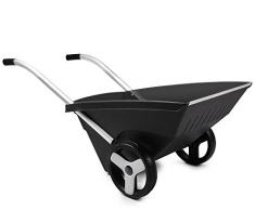 Ondis24 Transportkarre Zweirad Schubkarre Kunststoff Gartenkarre Carrello 120 Liter