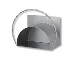 Caleido-Concept Wandschlauchhalter Schlauchhalter Profi Metall Silber stabil