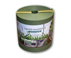 Rasenkante Kunststoff grün Beetumrandung Mähkante Beeteinfassung Rasenbegrenzung Raseneinfassung Beetbegrenzung 6mx15cm
