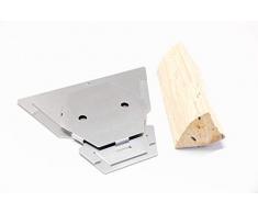 FENNEK Hexagon. Mobile, demontierbare und steckbare Feuerschale aus Edelstahl.