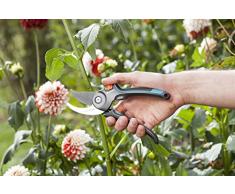 Gardena Gartenschere B/M: Pflanzenschonende Baumschere mit Bypass-Schneide für Äste und Zweige, max. Schneid-Durchmesser 24 mm, integrierte Feder im Griff, antihaftbeschichtetes Obermesser (8904-20)