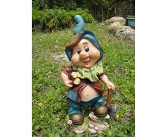 Design Zwerg 37 cm Hoch NF 11051 Deko Garten Gartenzwerg Figuren Dekoration verschiedene Design (Design 3)