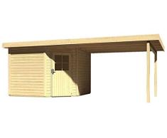 Karibu Woodfeeling Gartenhaus Neuruppin 3 natur mit Schleppdach 3,00 Meter