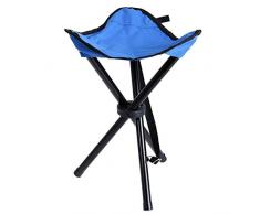 Lyt Outdoor-Hocker, tragbar, leicht, Camping, Wandern, Angeln, Picknick, Garten, BBQ blau