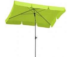 Schneider Sonnenschirm Locarno, apfelgrün, 180x120 cm rechteckig, Gestell Stahl, Bespannung Polyester, 2.3 kg