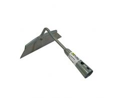 Xclou Garden Rübenhacken, Hacke aus Stahl mit Pulverbeschichtung, Gartenhacke Ziehhacke mit ca. 20 x 18 x 9 cm, silber