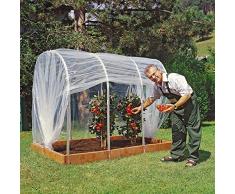 Juwel 20113 Tunnelfolie für Tomatenhaus (Hochbeet Profiline Gr. 2, ohne Reißverschluss), transparent