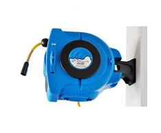 Druckluft Industrie Schlauchaufroller Schlauchtrommel 12 bar mit 180° Wandhalter 20m von RP-TOOLS