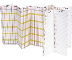 BRUNNEN 1070135 Wand-/Plakatkalender Personal-/Urlaubsplaner Modell 701 Planorama (1 Seite = 15 Monate, 1380 x 295 mm (aufgeklappt), Papier, Kalendarium 2020