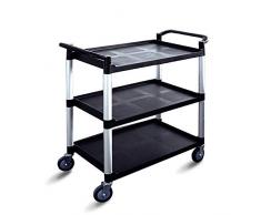 ZQ- Kunststoff-Hotelrestaurant-Reinigungswagen, Gartenwerkzeugwagen, tragendes 70KG, abnehmbares, leises Rad ^_^