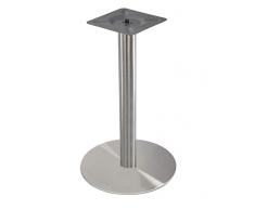 Untergestell Rund EDELSTAHL Tischgestell Bistrotisch Bodenplatte Ø40cm