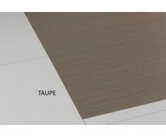 Bambusteppich MASSIVE taupe, 155x230 cm, 17mm gehärtete Stege | die neue Generation Bambusteppich | kein Bordürenteppich | Teppich | Wohnzimmer | Küche | Markenprodukt von DE-COmmerce | MADE IN GERMANY